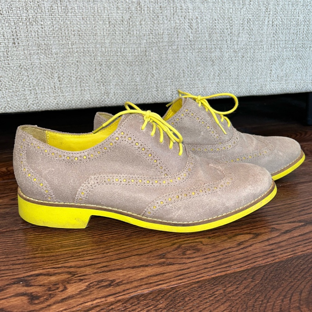 Women’s Cole Haan Suede Wingtip Loafers